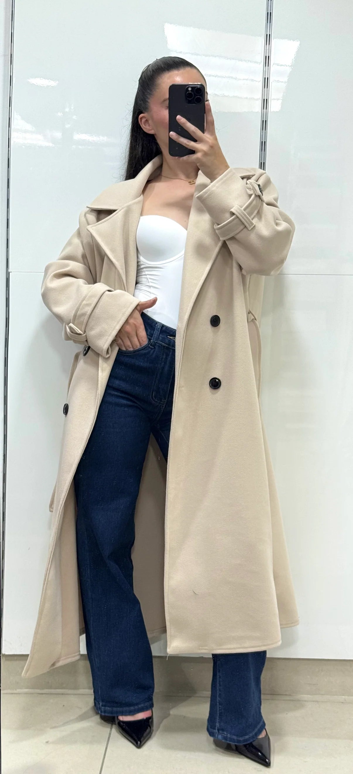 Trench long oversize 415