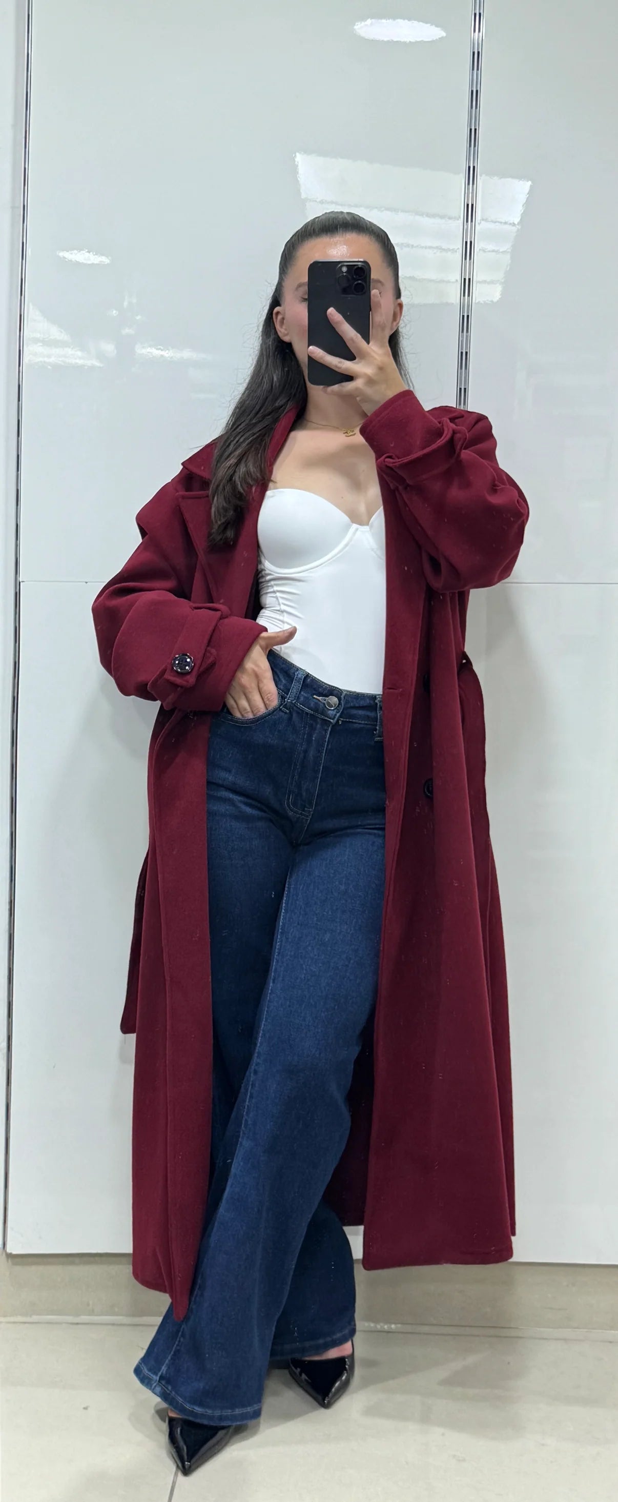 Trench long oversize 415