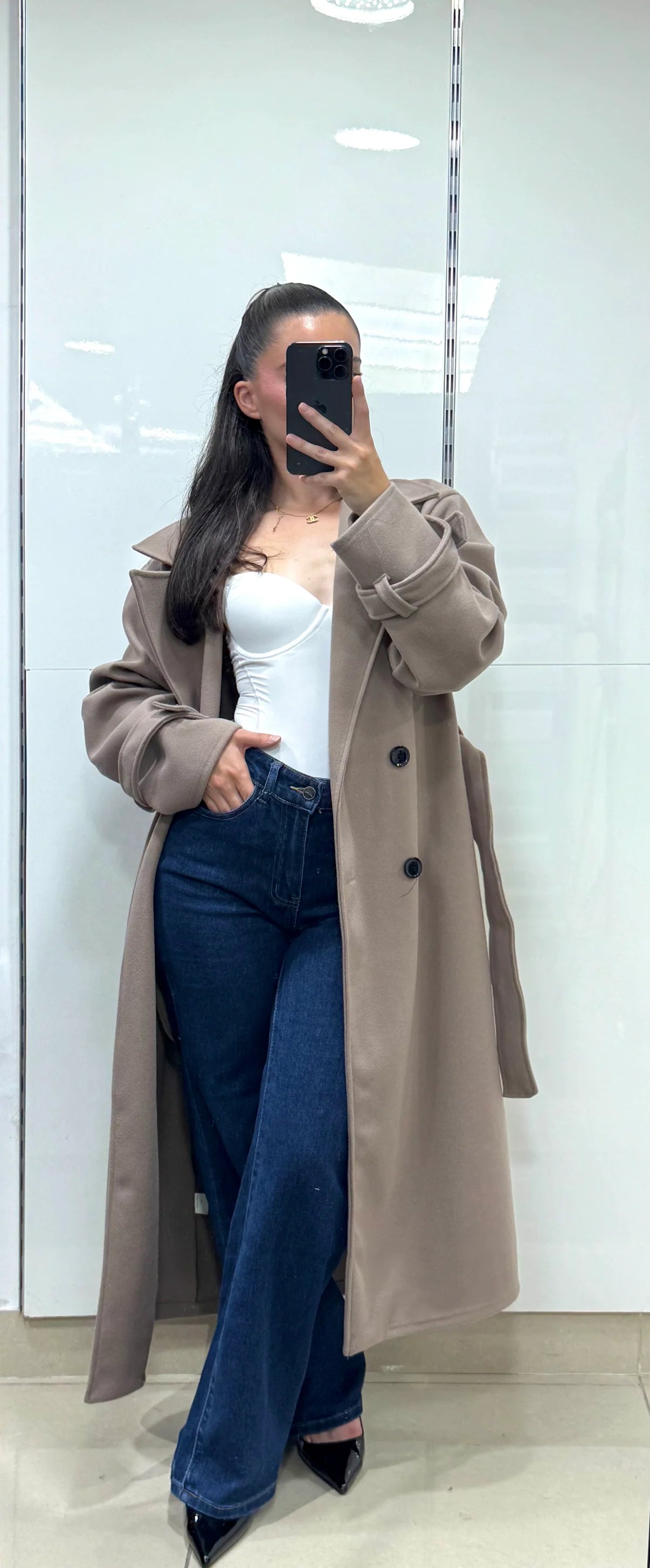 Trench long oversize 415