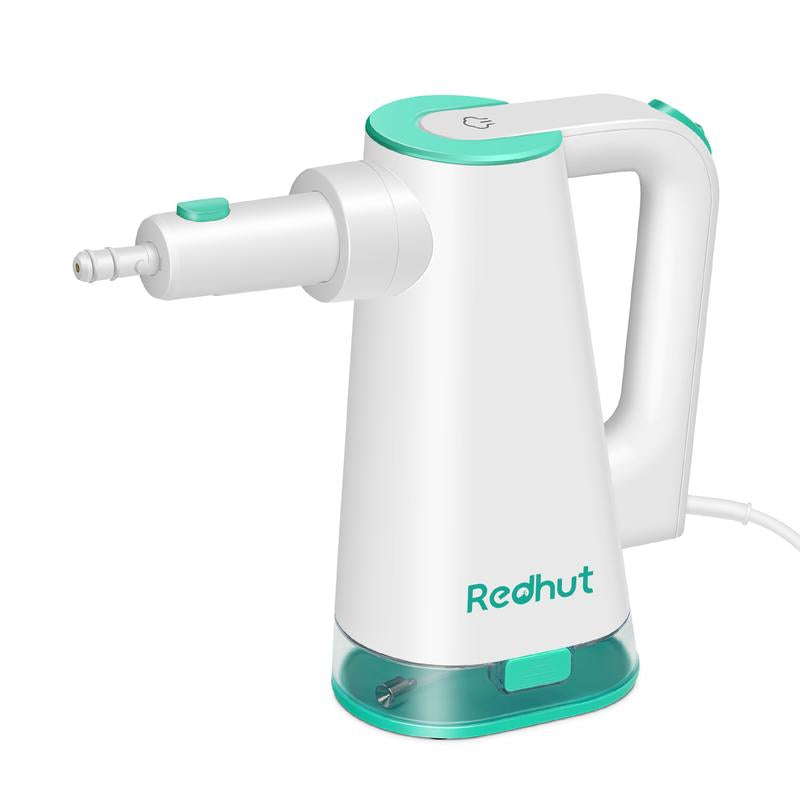Redhut Hand-Dampfmopp 13 in 1 mit abnehmbarem 375 ml Wassertank, 15 Sek. Schnellaufheizung, 230°F Dampf, längeres Reinigen, 3 m Kabel; ideal für Holz, Fliesen, Teppiche, Fugen, Glas, Küche, Bad & Sofas