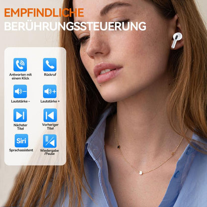 【Versandkostenfrei (Limitiert)】9-in-1 Limitiertes Geschenkpaket – GOOJODOQ J206 Bluetooth 5.3 Geräuschunterdrückende Ohrhörer, Lautstärkeverstärker, Sicherer Sitz, Ultraleicht, HD-Stereoklang